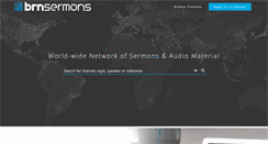 Desktop Screenshot of brnsermons.com